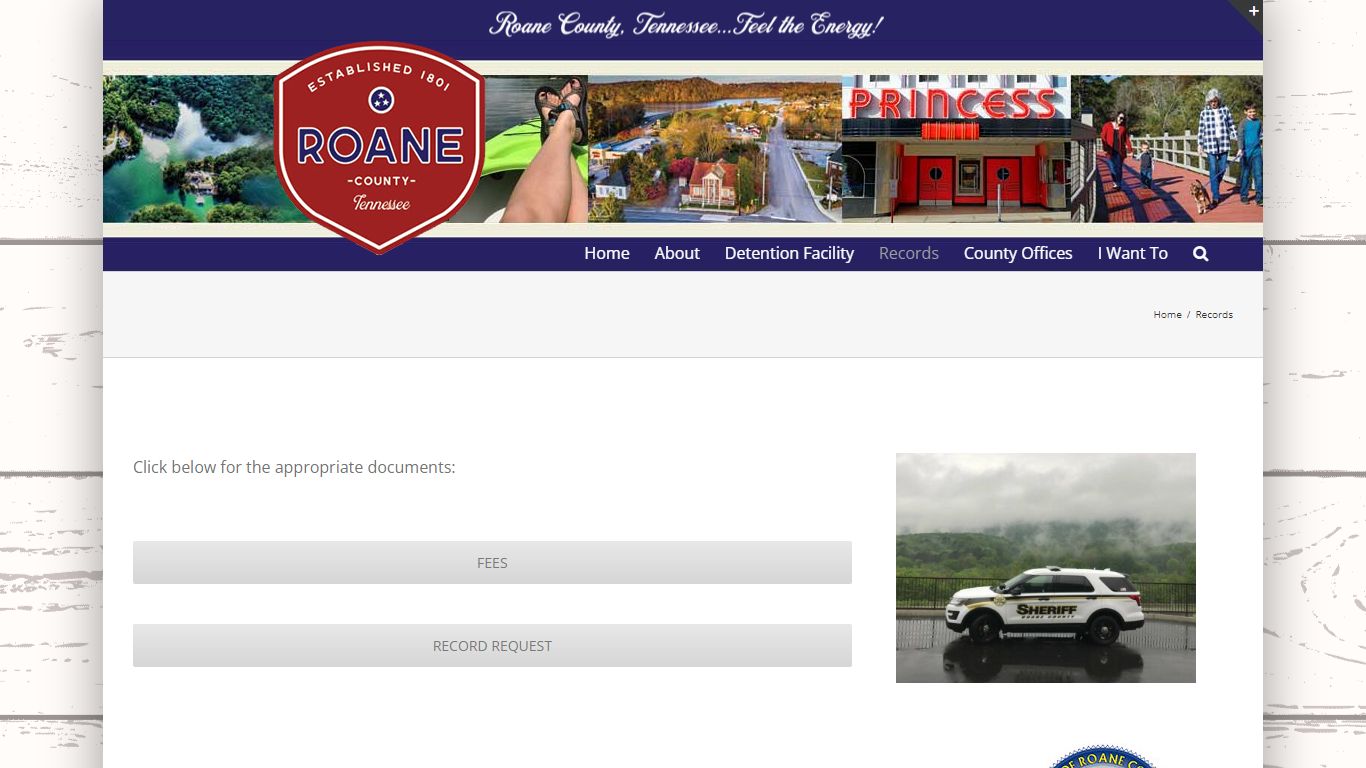 Records - Roane County Sheriff